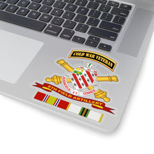 Load image into Gallery viewer, Kiss-Cut Stickers - Army - 8th Field Artillery w Br - Ribbon COLD WAR Vet Tab