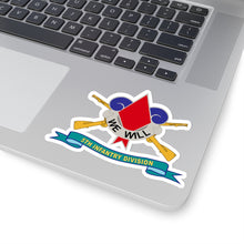 Load image into Gallery viewer, Kiss-Cut Stickers - Army - 5th Infantry Division - DUI w Br - Ribbon X 300