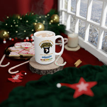 Load image into Gallery viewer, White Ceramic Mug - Army - 58th Infantry Platoon - Scout Dog - W Cib - Vn Svc X 300