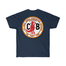 Load image into Gallery viewer, Unisex Ultra Cotton Tee - Navy - SSI -133rd Naval Mobile Construction Battalion