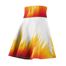 Load image into Gallery viewer, Women's Skater Skirt (AOP) - Flaming Skirt