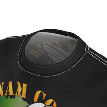 Load image into Gallery viewer, Unisex AOP Cut & Sew Tee - US Navy Seabee - Vietnam Veteran with Bee and Vietnam Service Ribbons