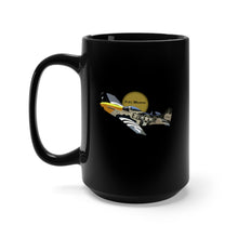 Load image into Gallery viewer, Black Mug 15oz - Army Air Corps P-51 Mustang wo AAC X 300