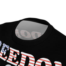 Load image into Gallery viewer, AOP - Black Shirt - Texas - Freedom of Choice - Texas State Map