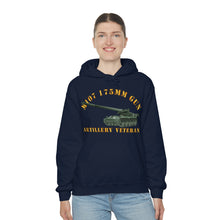Load image into Gallery viewer, Unisex Heavy Blend™ Hooded Sweatshirt - Army - M107 - 175mm Gun - Artillery Veteran