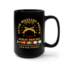 Load image into Gallery viewer, Black Mug 15oz - Army - 287th Military Police Company - Berlin Bde w OCCUPY COLD SVC X 300