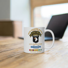 Load image into Gallery viewer, White Ceramic Mug - Army - 58th Infantry Platoon - Scout Dog - W Cib - Vn Svc X 300