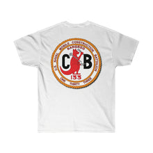 Load image into Gallery viewer, Unisex Ultra Cotton Tee - Navy - SSI -133rd Naval Mobile Construction Battalion