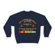 Load image into Gallery viewer, Unisex Heavy Blend Crewneck Sweatshirt - Army - F Troop, 4th Cavalry, Hunter Killer Team, Vietnam War with Vietnam Service Ribbons