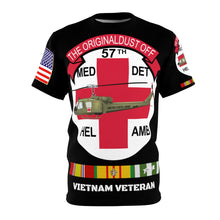 Load image into Gallery viewer, AOP - Vietnam - 57th Medical Detachment with Combat Medic Badge with Vietnam Service Ribbons