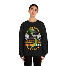 Load image into Gallery viewer, Unisex Heavy Blend Crewneck Sweatshirt - USAF - Vietnam Combat Veteran w Pararescue Huskie