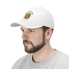 Load image into Gallery viewer, Unisex Twill Hat - 1st Special Forces Group (SFG) (Airborne) Flash with Crest with Text - Direct to Garment (DTG) - Printed