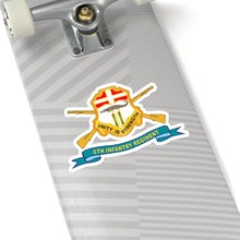 Load image into Gallery viewer, Kiss-Cut Stickers - Army - 6th Infantry Regiment - DUI w Br - Ribbon X 300