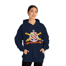 Load image into Gallery viewer, Unisex Heavy Blend Hooded Sweatshirt - Army - 8th Field Artillery w Br - Ribbon