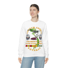 Load image into Gallery viewer, Unisex Heavy Blend Crewneck Sweatshirt - USAF - Vietnam Combat Veteran w Pararescue Huskie