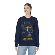 Load image into Gallery viewer, Unisex Heavy Blend Crewneck Sweatshirt - Army - Cavalry Hat - Air Assault w Branch w Slicks