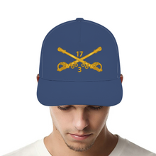 Load image into Gallery viewer, 3rd Squadron 17th Cavalry Regiment Branch wo Txt - AOP Unisex Adjustable Curved Bill Baseball Hat