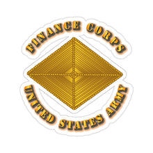 Load image into Gallery viewer, Kiss-Cut Stickers - Army - Finance Corps