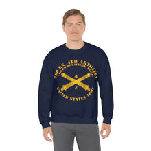 Load image into Gallery viewer, Unisex Heavy Blend Crewneck Sweatshirt - Army - 2nd Bn 4th Field Artillery Regt - 105mm w Arty Br