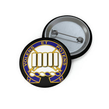 Load image into Gallery viewer, Custom Pin Buttons - Army - 7th Infantry Regiment