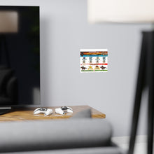 Load image into Gallery viewer, Horizontal Matte Poster - United States Army "Buffalo Soldier" Unit Insignia - Infantry and Cavalry