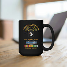 Load image into Gallery viewer, Black Mug 15oz - Army - 58th Infantry Platoon - Scout Dog - w CIB - VN SVC X 300