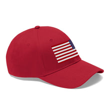 Load image into Gallery viewer, Unisex Twill Hat - United States Flag Hat - Direct to Garment (DTG) - Printed