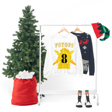 Load image into Gallery viewer, Unisex Heavy Blend Crewneck Sweatshirt - Army - PSYOPS w Branch Insignia - 8th Battalion Numeral - Line X 300 - Hat