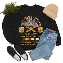 Load image into Gallery viewer, Unisex Heavy Blend Crewneck Sweatshirt - Army - 2nd Bn 83rd Artillery w M110 - Babenhausen Germany w COLD SVC