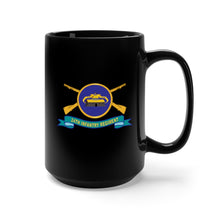 Load image into Gallery viewer, Black Mug 15oz - Army - 24th Infantry Regiment w Br - Ribbon X 300