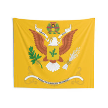 Load image into Gallery viewer, Indoor Wall Tapestries - 12th Cavalry Regiment - ALWAYS READY - Regimental Colors Tapestry