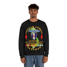 Load image into Gallery viewer, Unisex Heavy Blend Crewneck Sweatshirt - Army - Vietnam Combat Vet - 1st Bn 61st Infantry - 5th Inf Div Ssi