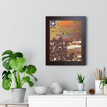 Load image into Gallery viewer, Framed Vertical Poster - Army - 369th Infantry Regiment "Harlem Hellfighters", World War I, "Let's Go Hellfighters, Over the Top"