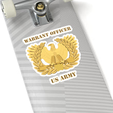 Load image into Gallery viewer, Kiss-Cut Stickers - Army - Emblem - Warrant Officer