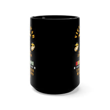 Load image into Gallery viewer, Black Mug 15oz - USMC - Vietnam War Veteran - 3rd Bn, 5th Marines w CAR VN SVC