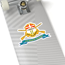 Load image into Gallery viewer, Kiss-Cut Stickers - Army - 6th Infantry Regiment - DUI w Br - Ribbon X 300