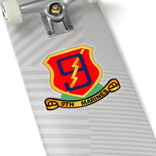 Load image into Gallery viewer, Kiss-Cut Stickers - USMC - 9th Marine Regiment wo Txt