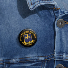 Load image into Gallery viewer, Custom Pin Buttons - Army - 502nd Infantry Regt - DUI - The Deuce
