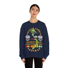 Load image into Gallery viewer, Unisex Heavy Blend Crewneck Sweatshirt - USAF - Vietnam Combat Veteran w Pararescue Huskie