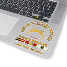 Load image into Gallery viewer, Kiss-Cut Stickers - Army - 287th Military Police Company - Berlin Bde w OCCUPY COLD SVC X 300