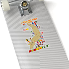 Load image into Gallery viewer, Kiss-Cut Stickers - Map - Vietnam Units - 3 wo DS