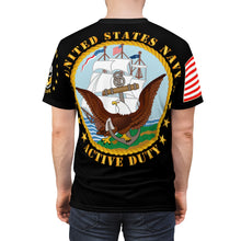 Load image into Gallery viewer, Unisex All Over Print - Navy - Radioman Rating - Active Duty with Navy Emblem and American Sailor