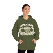Load image into Gallery viewer, Unisex Heavy Blend Hooded Sweatshirt - Army - LRRP - Basic Airborne Badge w LRRP Tab X 300