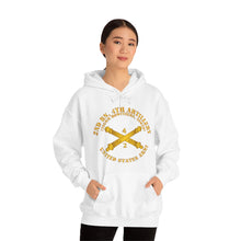 Load image into Gallery viewer, Unisex Heavy Blend™ Hooded Sweatshirt - Army - 2nd Bn 4th Field Artillery Regt - 105mm w Arty Br