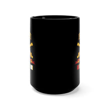 Load image into Gallery viewer, Black Mug 15oz - Army - 8th Field Artillery w Br - Ribbon COLD WAR Vet Tab