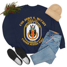 Load image into Gallery viewer, Unisex Heavy Blend Crewneck Sweatshirt - USS John S. McCain (DDG-56)