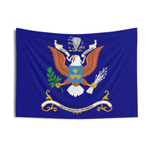 Load image into Gallery viewer, Indoor Wall Tapestries - 120th Infantry Regiment - VIRTUS INCENDIT VIRES - Regimental Colors Tapestry