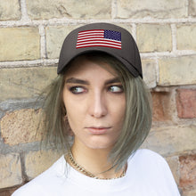 Load image into Gallery viewer, Unisex Twill Hat - United States Flag Hat - Direct to Garment (DTG) - Printed