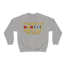 Load image into Gallery viewer, Unisex Heavy Blend Crewneck Sweatshirt - Army - Grenada Invasion Veteran w EXP SVC