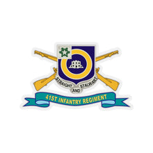 Load image into Gallery viewer, Kiss-Cut Stickers - Army - 41st Infantry Regiment w Br - Ribbon X 300